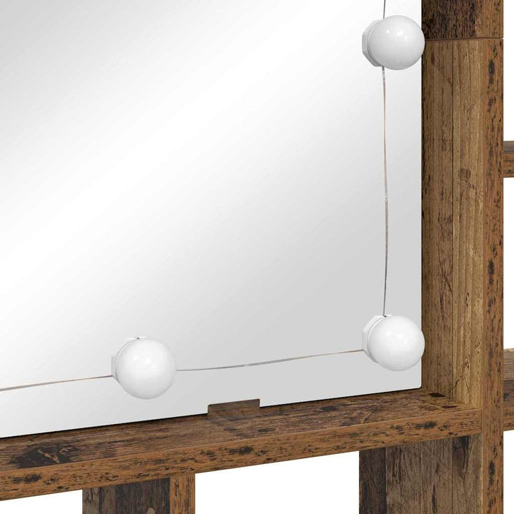 Spejlskab Gammelt træ 91 x 15 x 76,5 cm Konstrueret træ