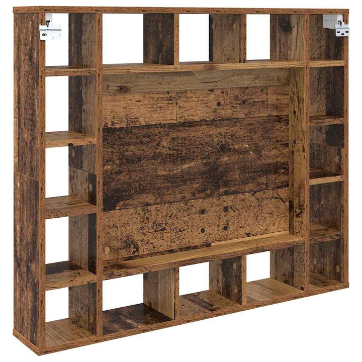 Spejlskab Gammelt træ 91 x 15 x 76,5 cm Konstrueret træ
