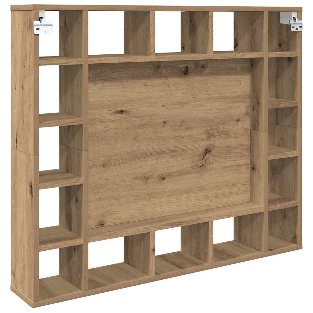 Spejlskab Artisan Egetræ 91 x 15 x 76,5 cm Konstrueret træ