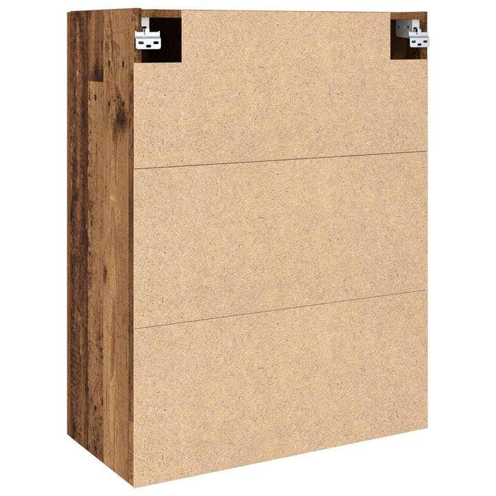 Vægskab Gammelt træ 69,5 x 34 x 90 cm Konstrueret træ