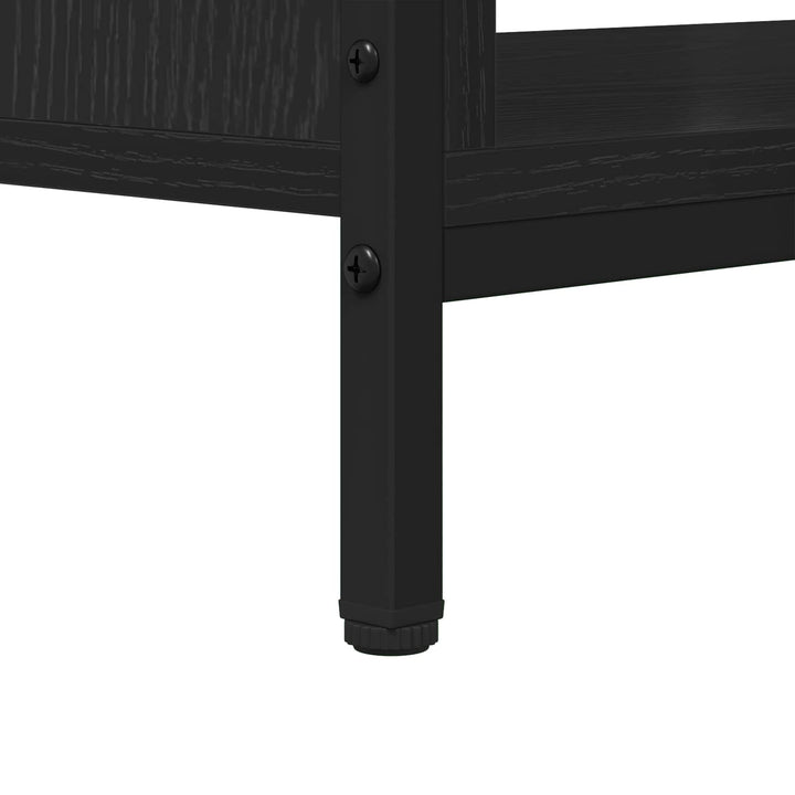 TV-skab Sort eg 100 x 40 x 45 cm Konstrueret træ