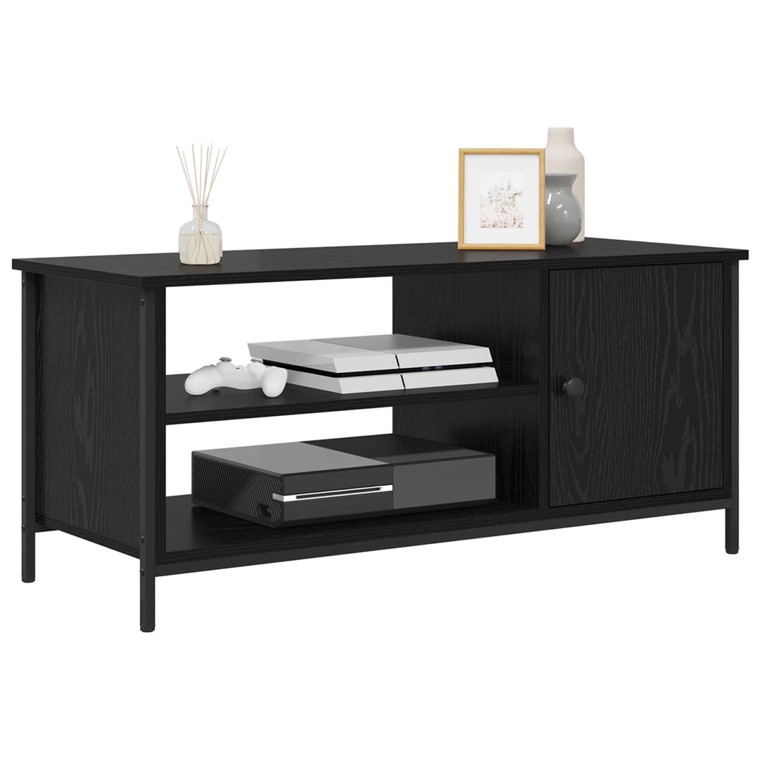 TV-skab Sort eg 100 x 40 x 45 cm Konstrueret træ