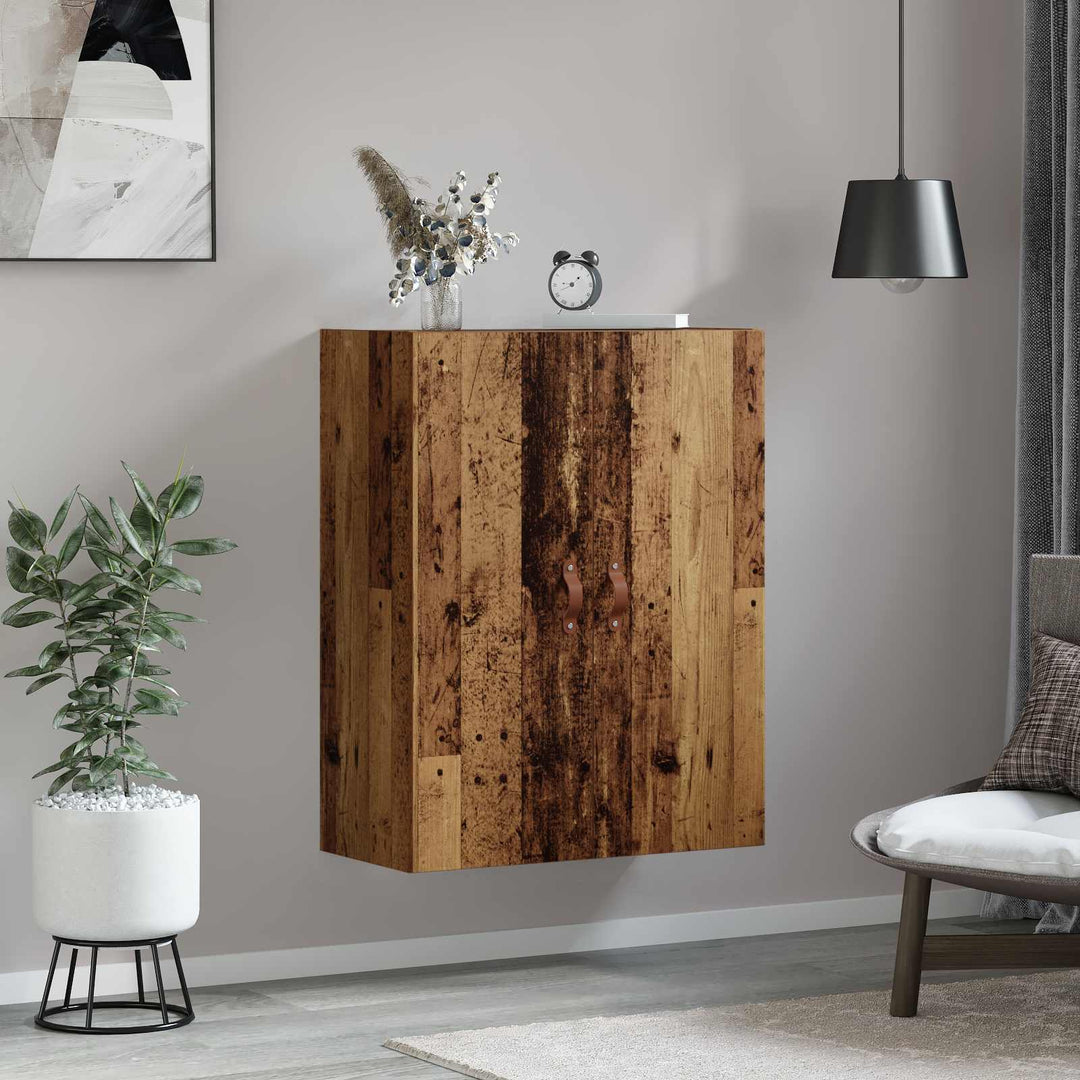 Vægskab Gammelt træ 69,5 x 34 x 90 cm Konstrueret træ