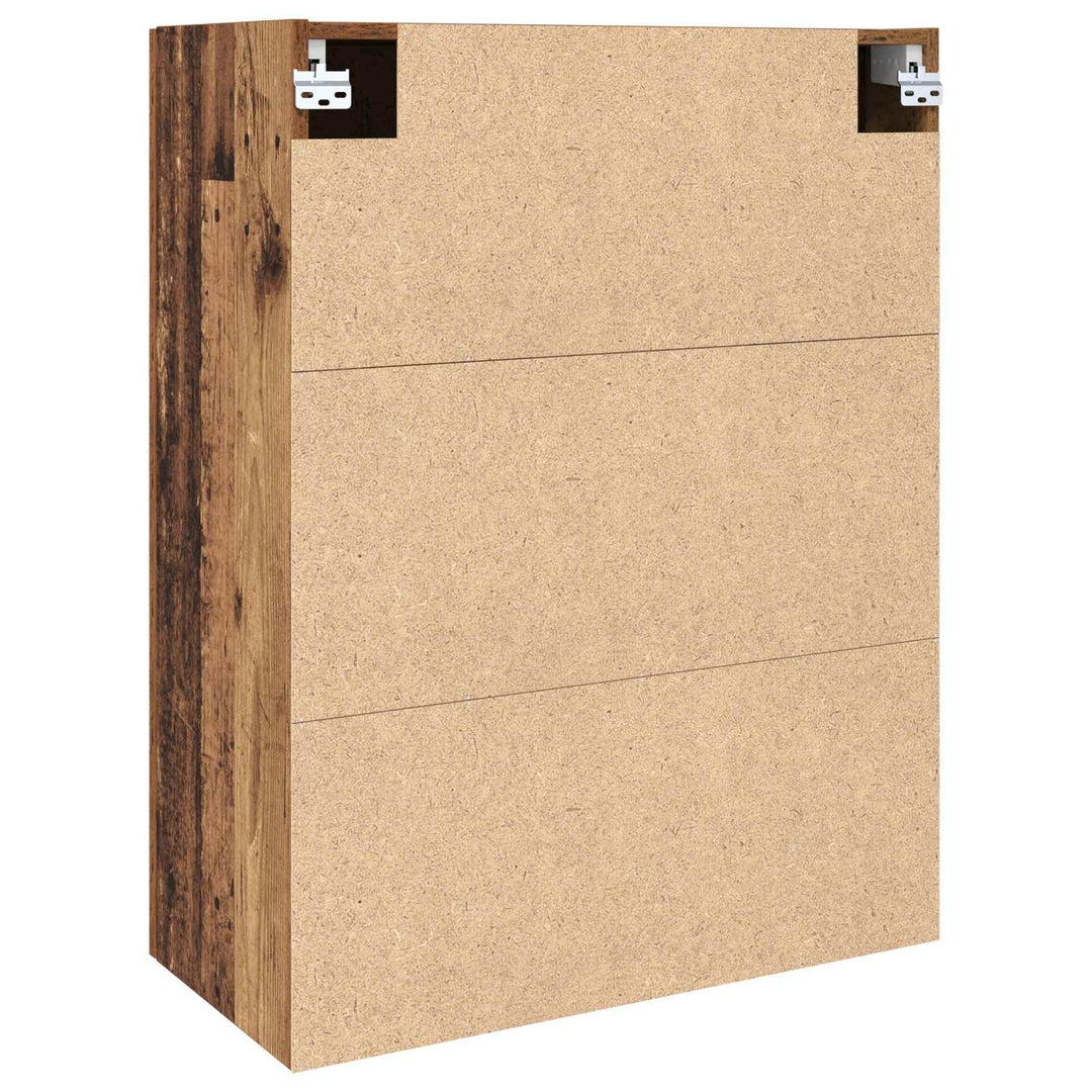 Vægskab Gammelt træ 69,5 x 34 x 90 cm Konstrueret træ