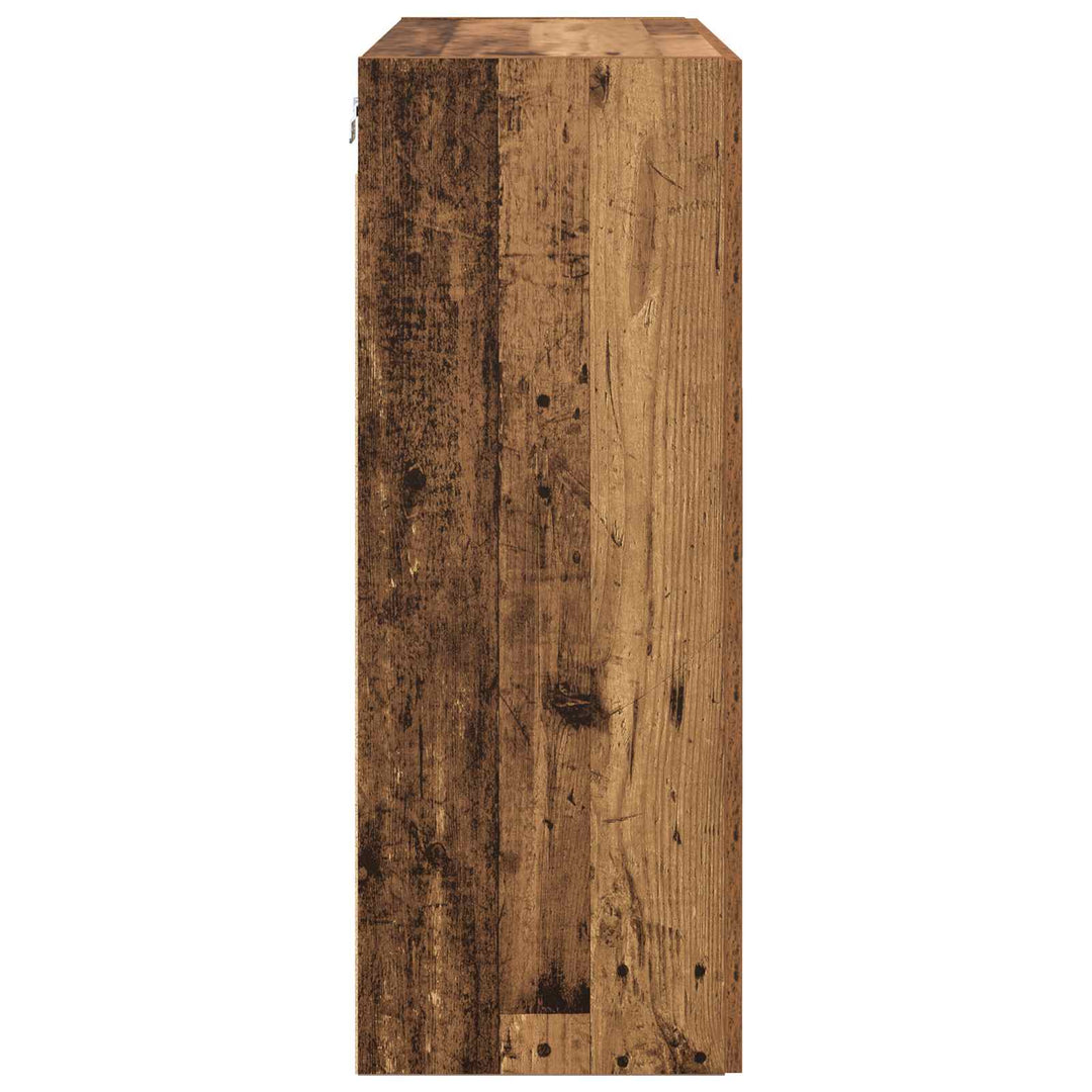 Vægskab Gammelt træ 69,5 x 34 x 90 cm Konstrueret træ