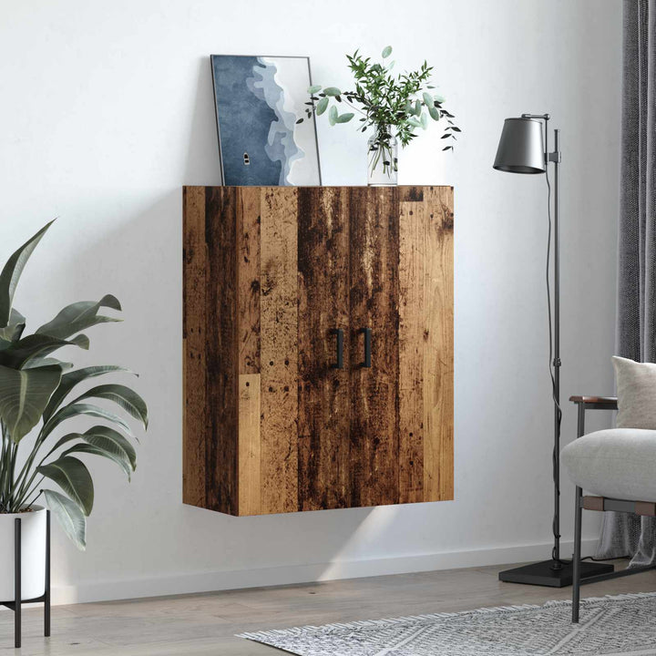 Vægskab Gammelt træ 69,5 x 34 x 90 cm Konstrueret træ