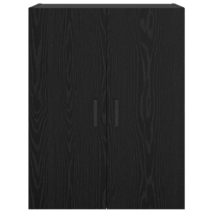 Vægskab Sort eg 69,5 x 34 x 90 cm Konstrueret træ