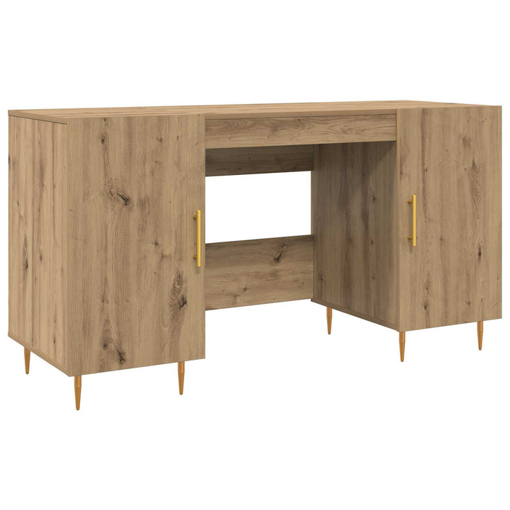 Bord med hylde artisan eg 140 x 50 x 75 cm Konstrueret træ