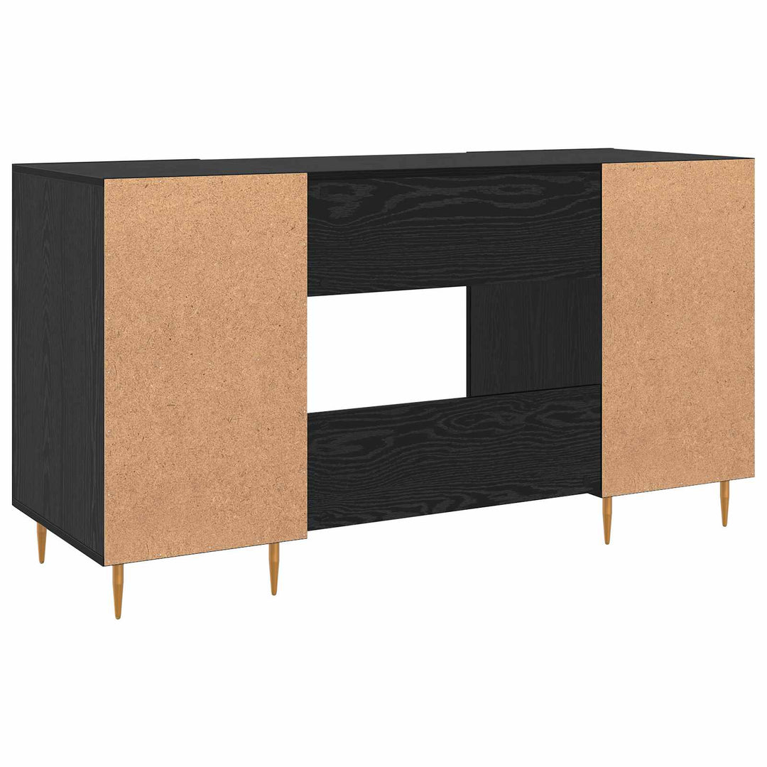 Bord Sort eg Konstrueret træ 140 x 50 x 75 cm