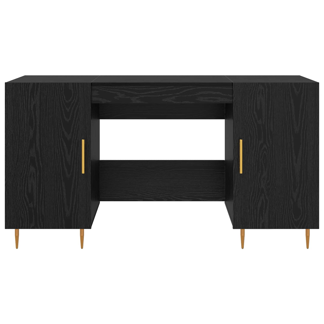 Bord Sort eg Konstrueret træ 140 x 50 x 75 cm