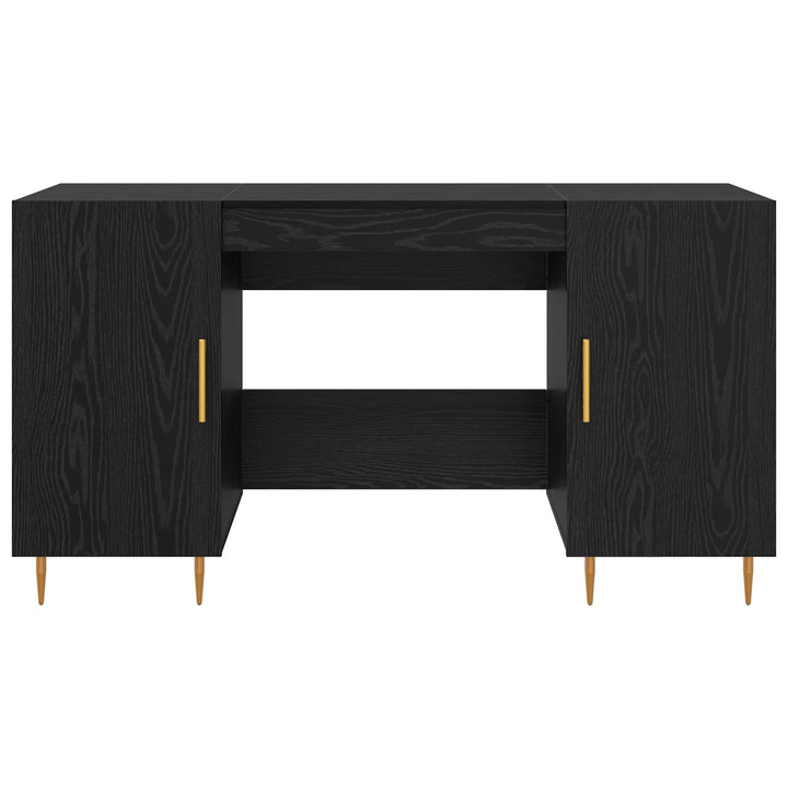 Bord Sort eg Konstrueret træ 140 x 50 x 75 cm