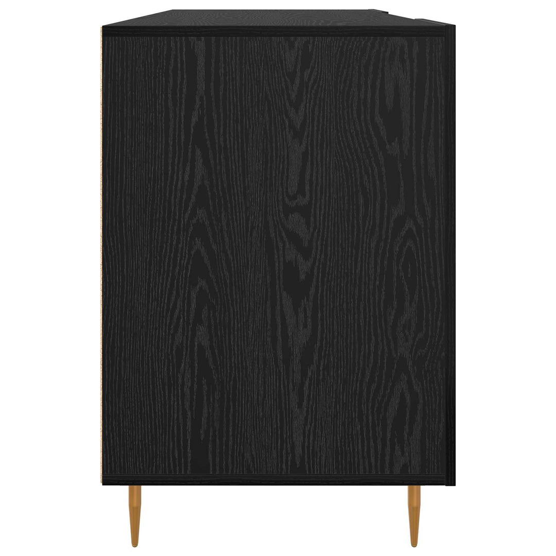Bord Sort eg Konstrueret træ 140 x 50 x 75 cm