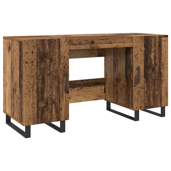 Bord med hylde Gammelt træ 140 x 50 x 75 cm Konstrueret træ