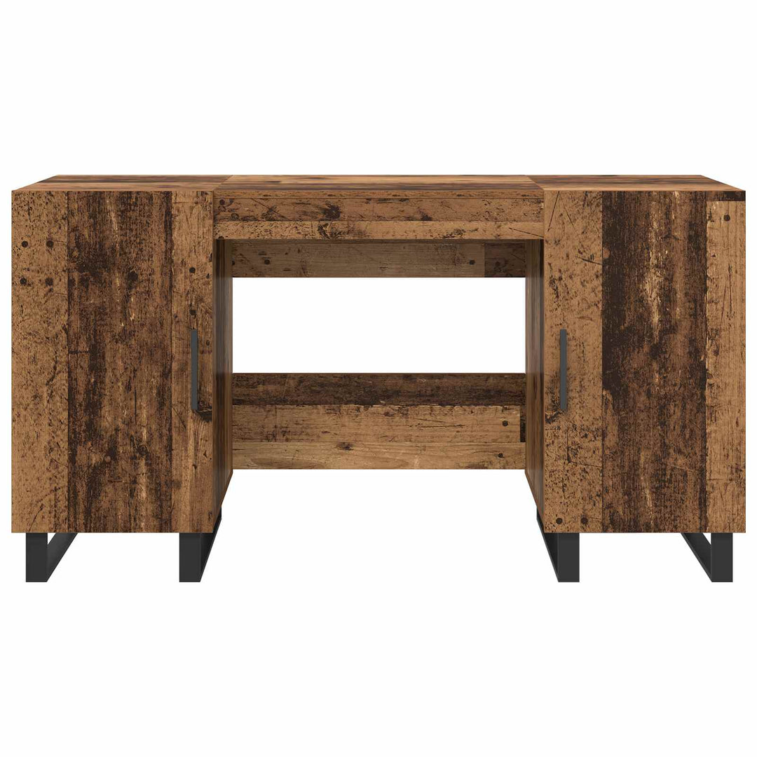 Bord med hylde Gammelt træ 140 x 50 x 75 cm Konstrueret træ