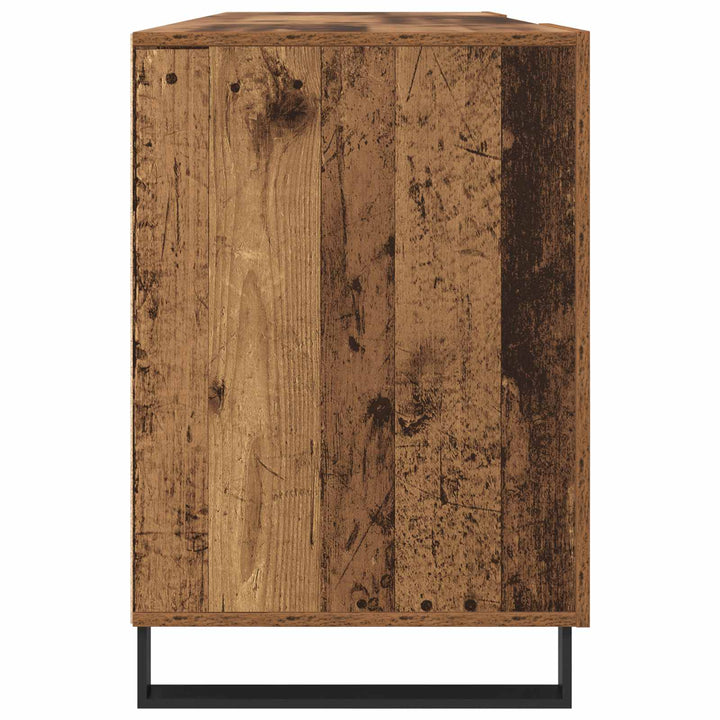 Bord med hylde Gammelt træ 140 x 50 x 75 cm Konstrueret træ