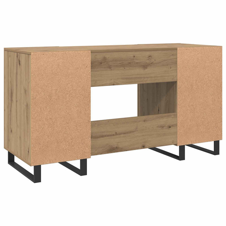 Bord med hylde artisan eg 140 x 50 x 75 cm Konstrueret træ