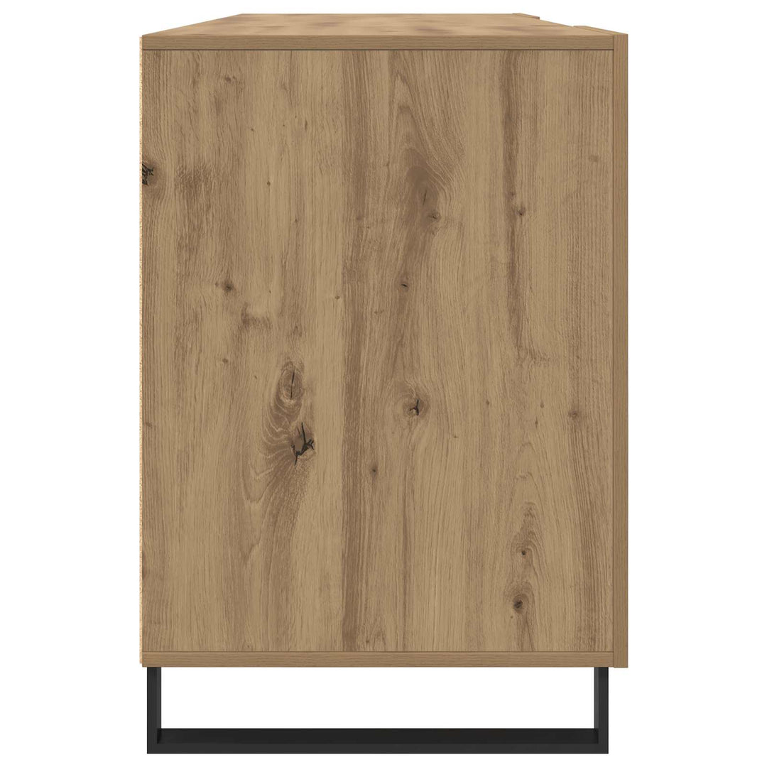 Bord med hylde artisan eg 140 x 50 x 75 cm Konstrueret træ