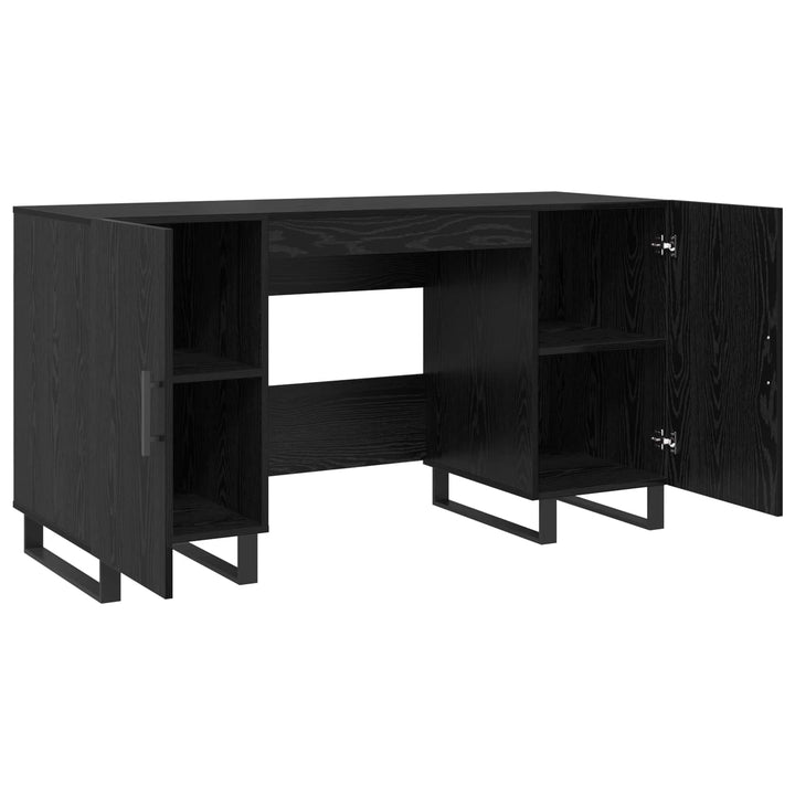 Bord Sort eg Konstrueret træ 140 x 50 x 75 cm