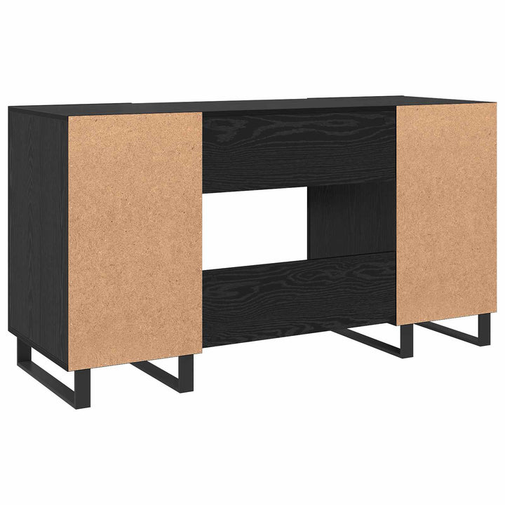 Bord Sort eg Konstrueret træ 140 x 50 x 75 cm
