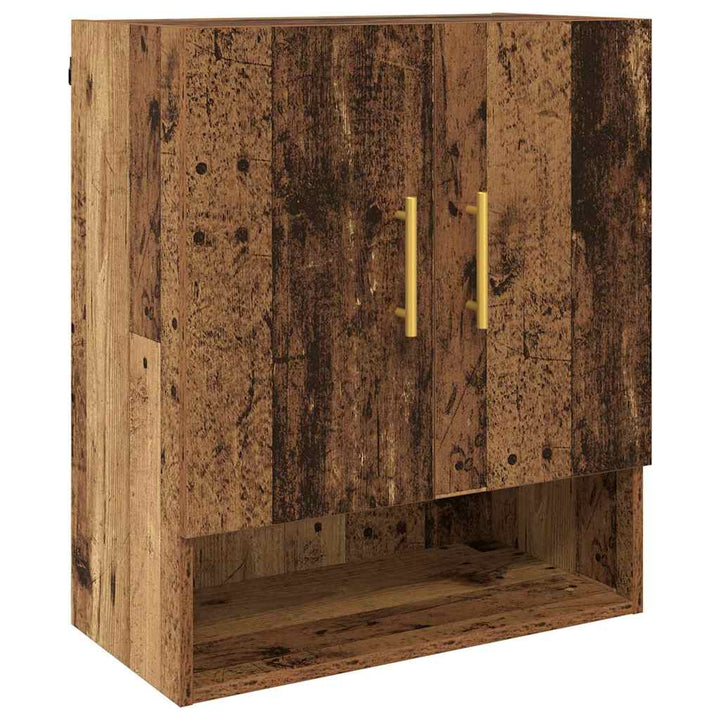 Vægskab Vægmonteret Gammelt træ 60 x 31 x 70 cm Konstrueret træ