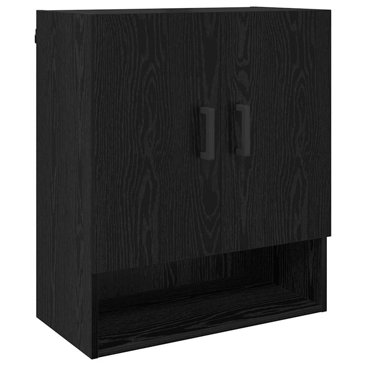 Vægskab 60 x 31 x 70 cm Konstrueret træ Sort eg