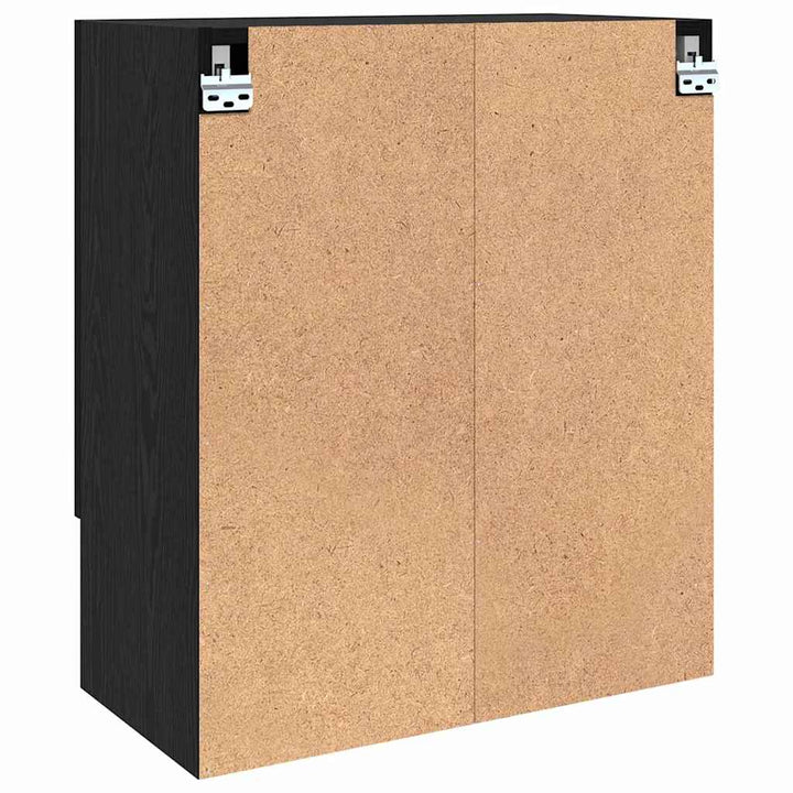 Vægskab 60 x 31 x 70 cm Konstrueret træ Sort eg