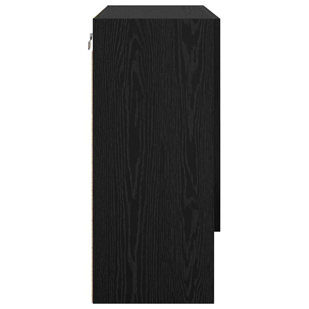 Vægskab 60 x 31 x 70 cm Konstrueret træ Sort eg
