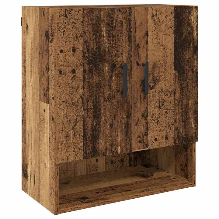 Vægmonteret skab 60 x 31 x 70 cm Konstrueret træ Gammelt træ