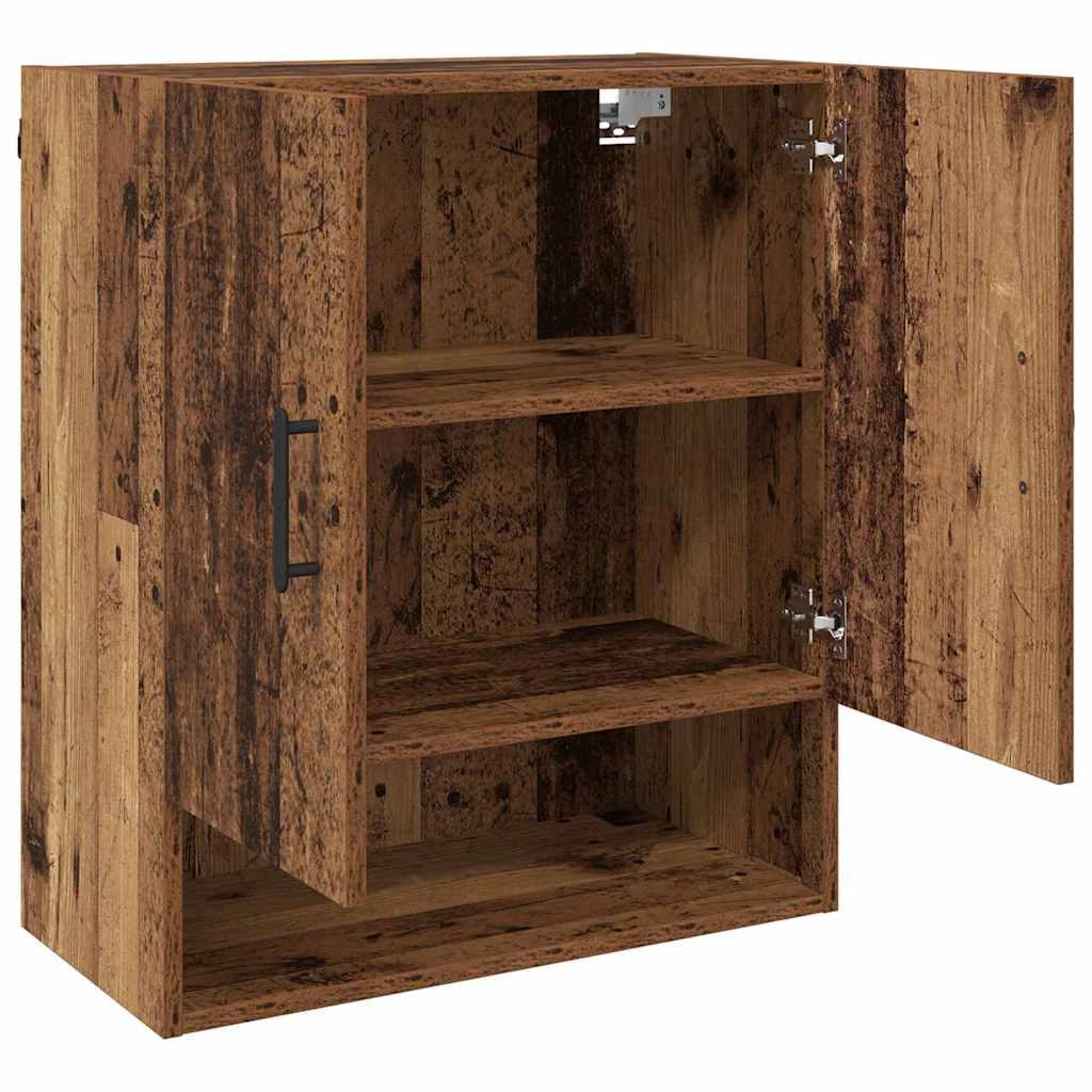 Vægmonteret skab 60 x 31 x 70 cm Konstrueret træ Gammelt træ