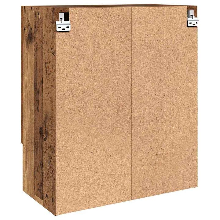 Vægmonteret skab 60 x 31 x 70 cm Konstrueret træ Gammelt træ