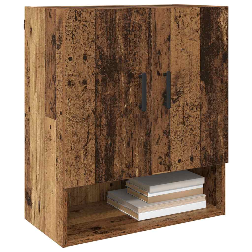 Vægmonteret skab 60 x 31 x 70 cm Konstrueret træ Gammelt træ