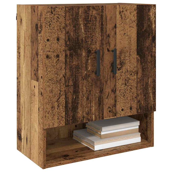 Vægmonteret skab 60 x 31 x 70 cm Konstrueret træ Gammelt træ