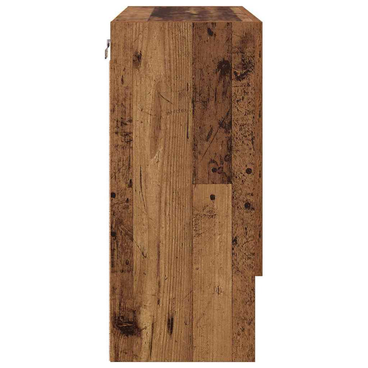 Vægmonteret skab 60 x 31 x 70 cm Konstrueret træ Gammelt træ