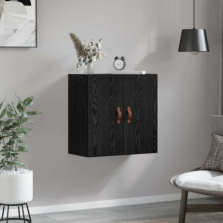 Vægskab Vægmonteret Sort eg 60 x 31 x 60 cm Konstrueret træ