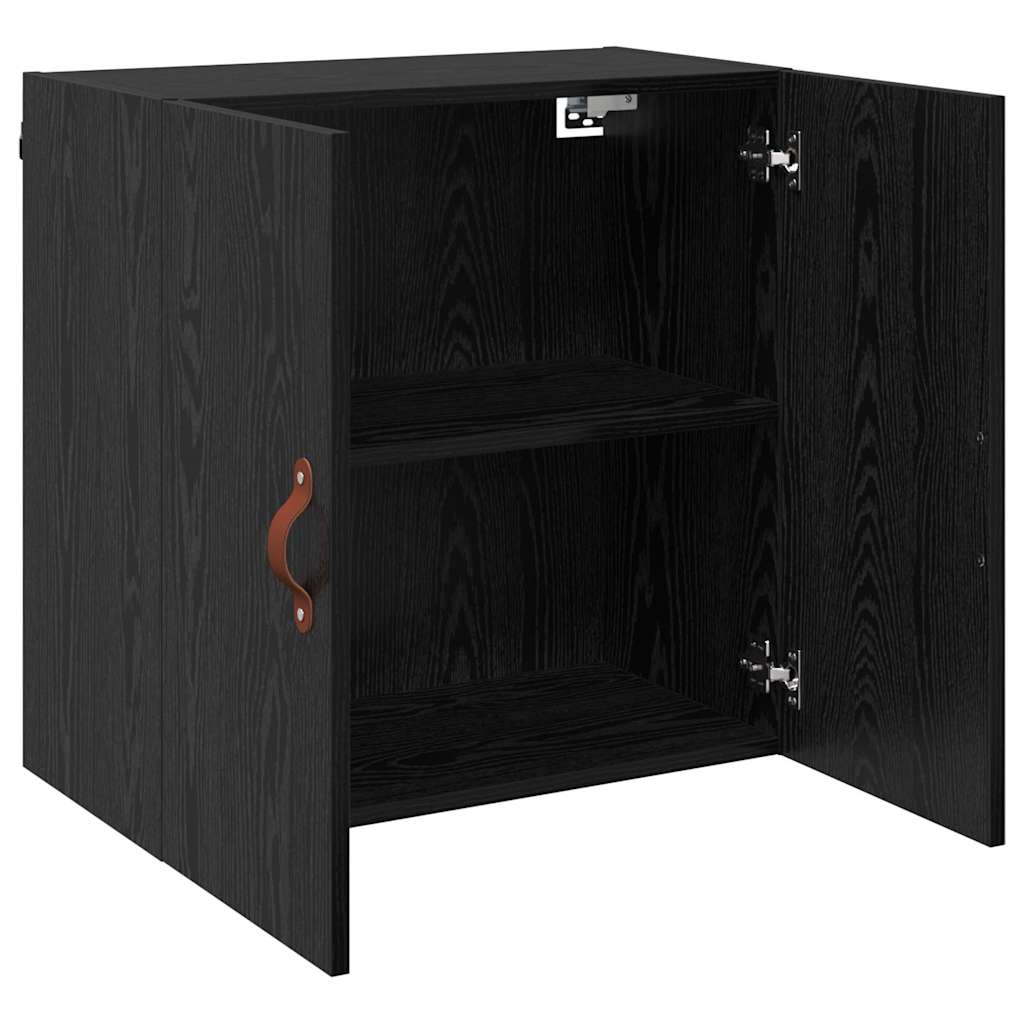 Vægskab 60 x 31 x 60 cm Konstrueret træ Sort eg