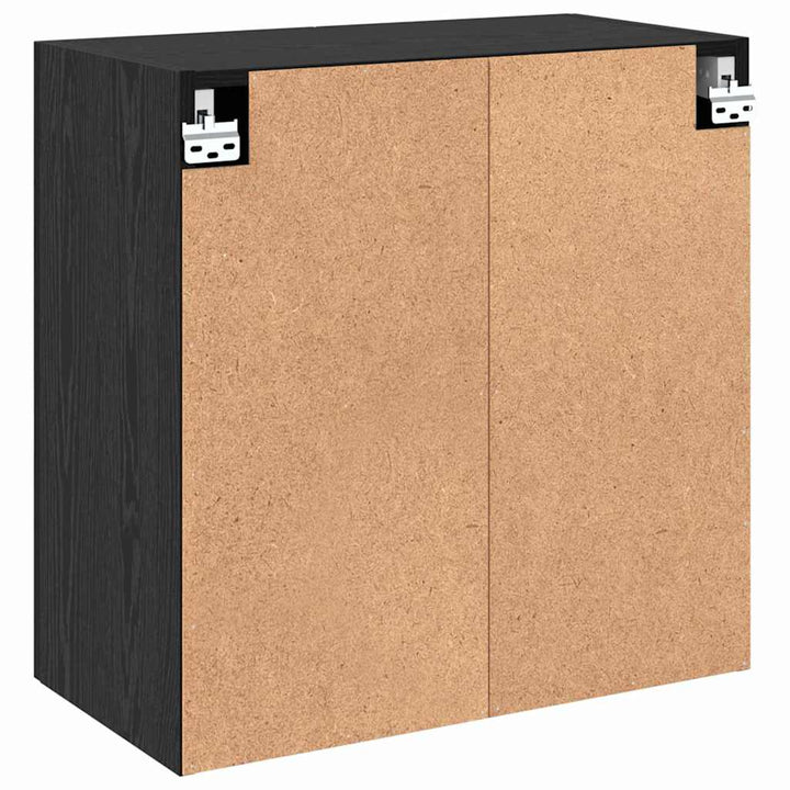 Vægskab 60 x 31 x 60 cm Konstrueret træ Sort eg