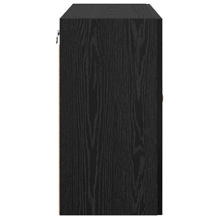 Vægskab 60 x 31 x 60 cm Konstrueret træ Sort eg