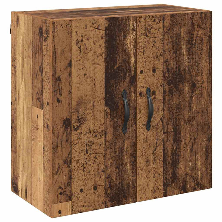 Vægmonteret skab 60 x 31 x 60 cm Konstrueret træ Gammelt træ
