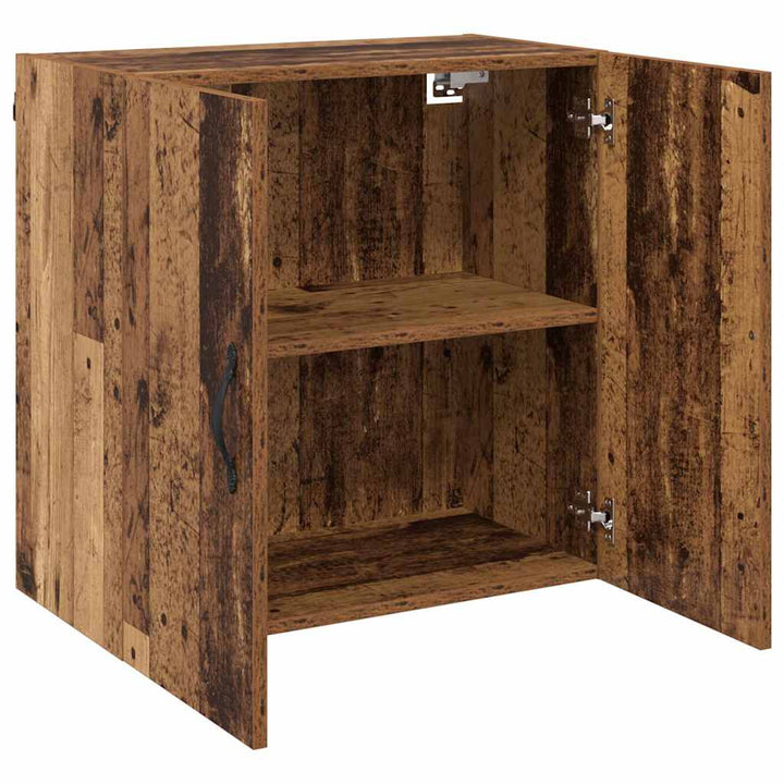 Vægmonteret skab 60 x 31 x 60 cm Konstrueret træ Gammelt træ