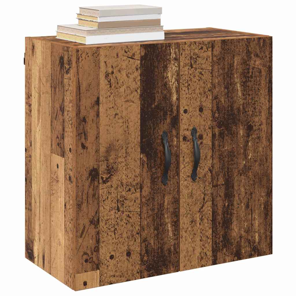 Vægmonteret skab 60 x 31 x 60 cm Konstrueret træ Gammelt træ