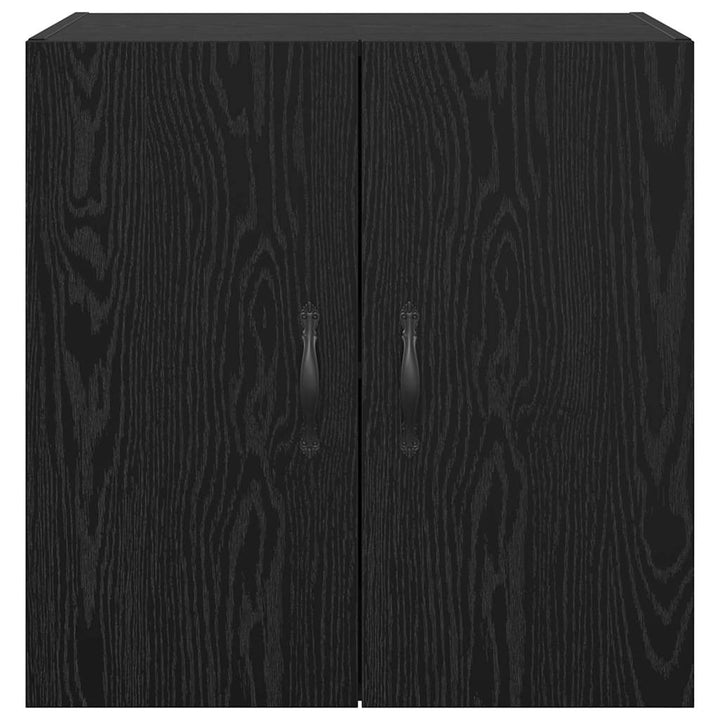 Vægmonteret skab 60 x 31 x 60 cm Konstrueret træ Sort eg