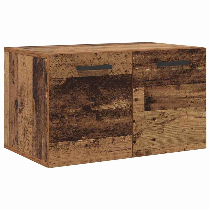 Vægmonteret skab Gammelt træ 60 x 36,5 x 35 cm Konstrueret træ