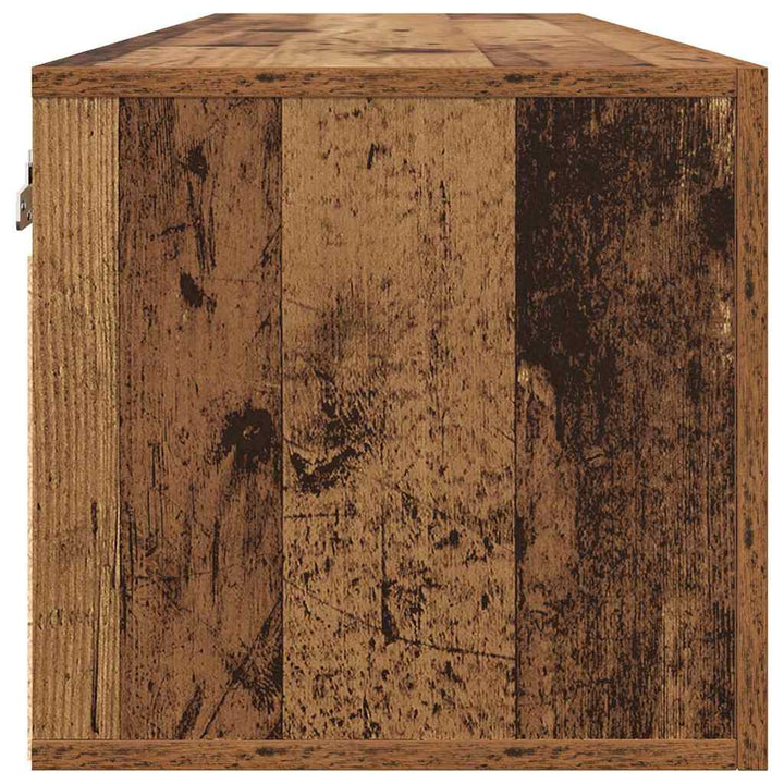 Vægskab 80 x 36.5 x 35 cm Konstrueret træ Gammelt træ