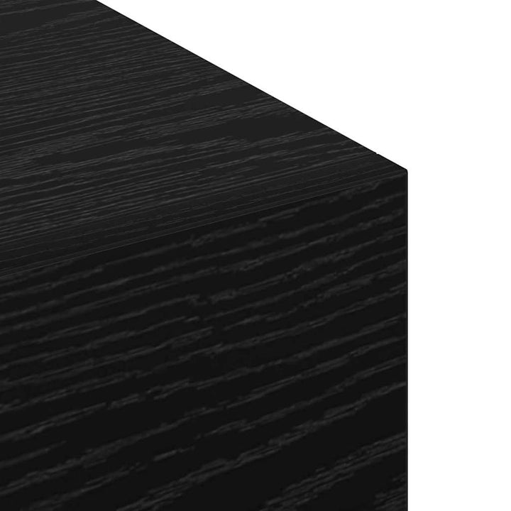 Vægskab 80 x 36.5 x 35 cm Konstrueret træ Sort eg
