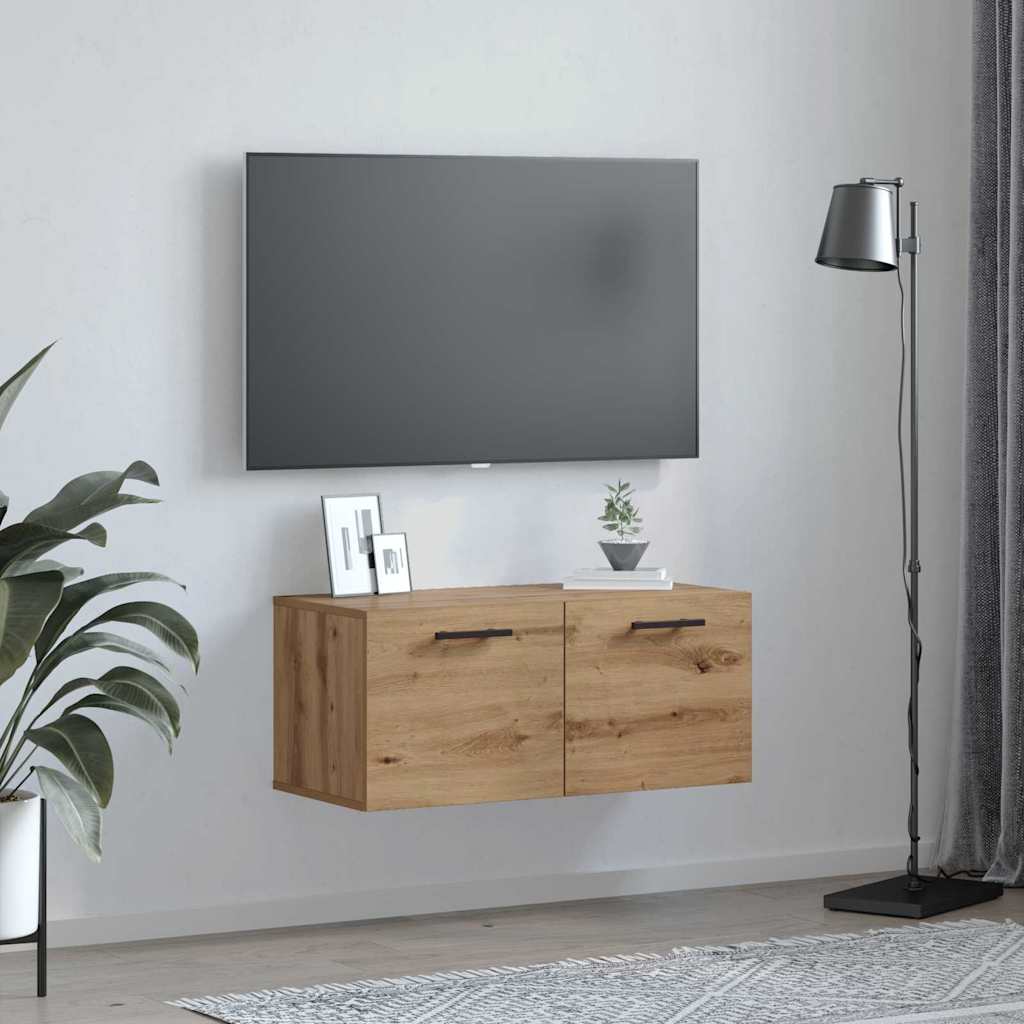 Vægskab 80 x 36.5 x 35 cm Konstrueret træ artisan eg