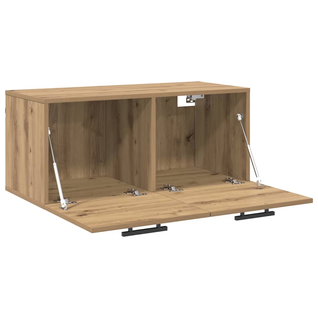 Vægskab 80 x 36.5 x 35 cm Konstrueret træ artisan eg
