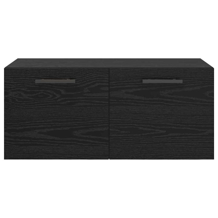 Vægskab 80 x 36.5 x 35 cm Konstrueret træ Sort eg