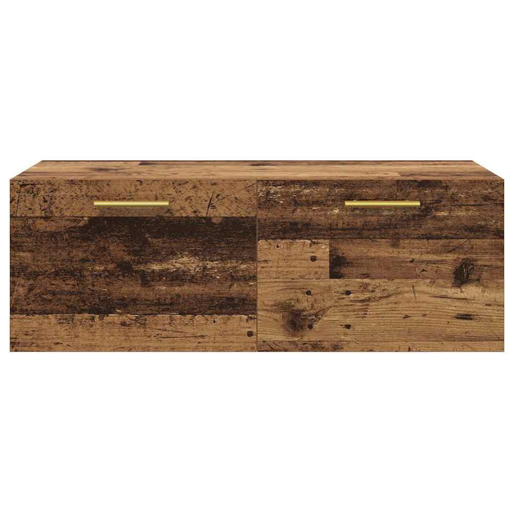 Vægskab 100 x 36.5 x 35 cm Konstrueret træ Gammelt træ