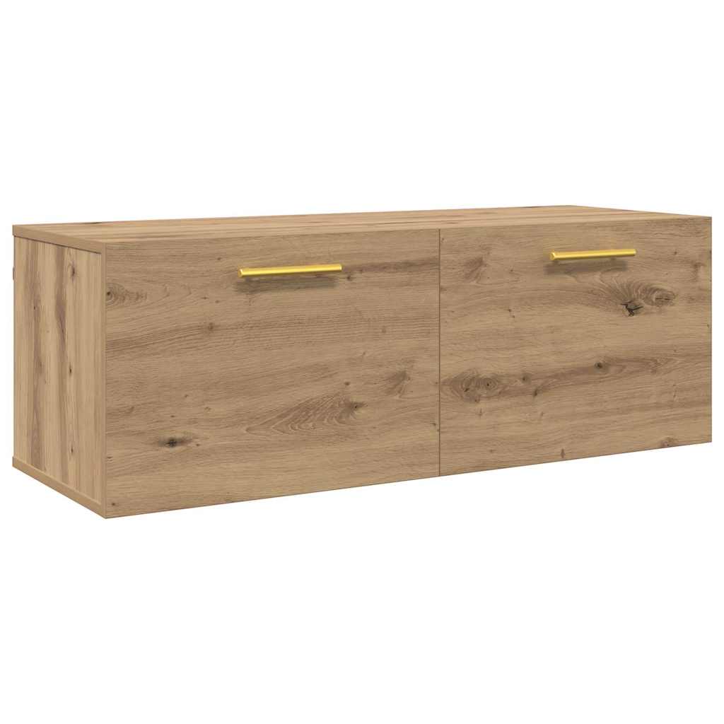 Vægskab 100 x 36.5 x 35 cm Konstrueret træ artisan eg