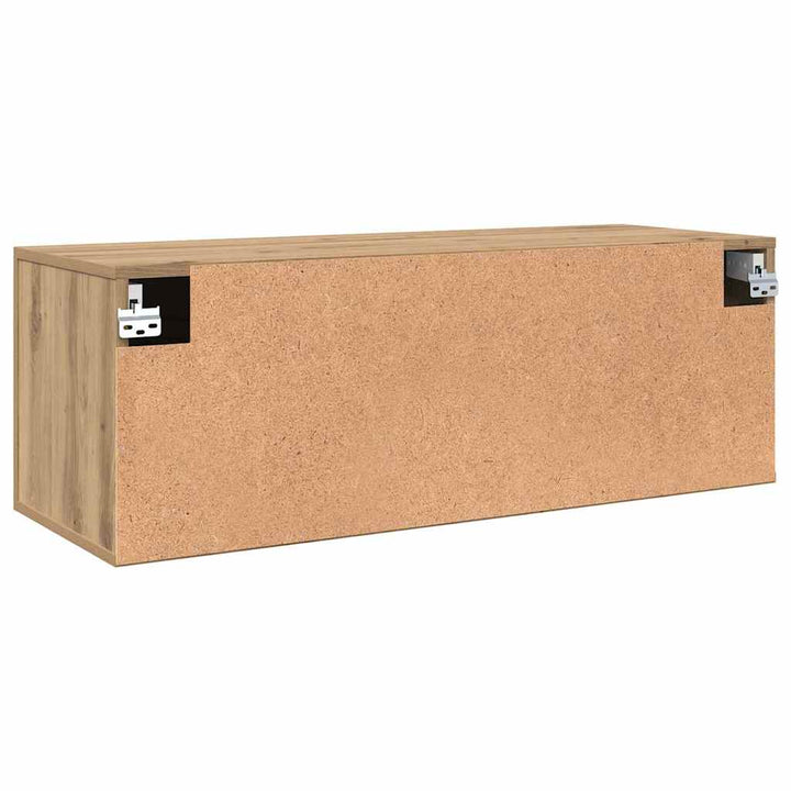Vægskab 100 x 36.5 x 35 cm Konstrueret træ artisan eg
